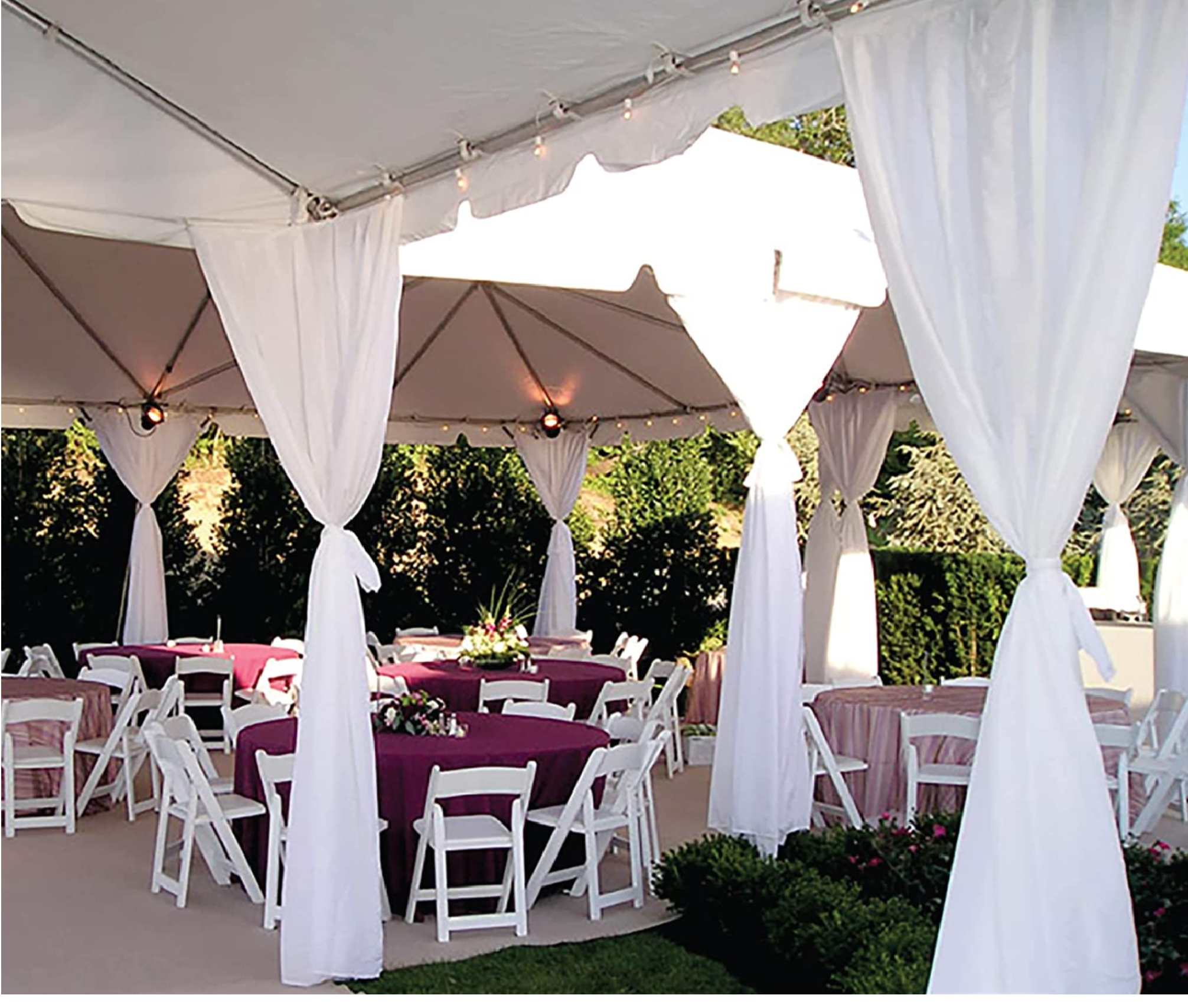 Tent Leg Drapes